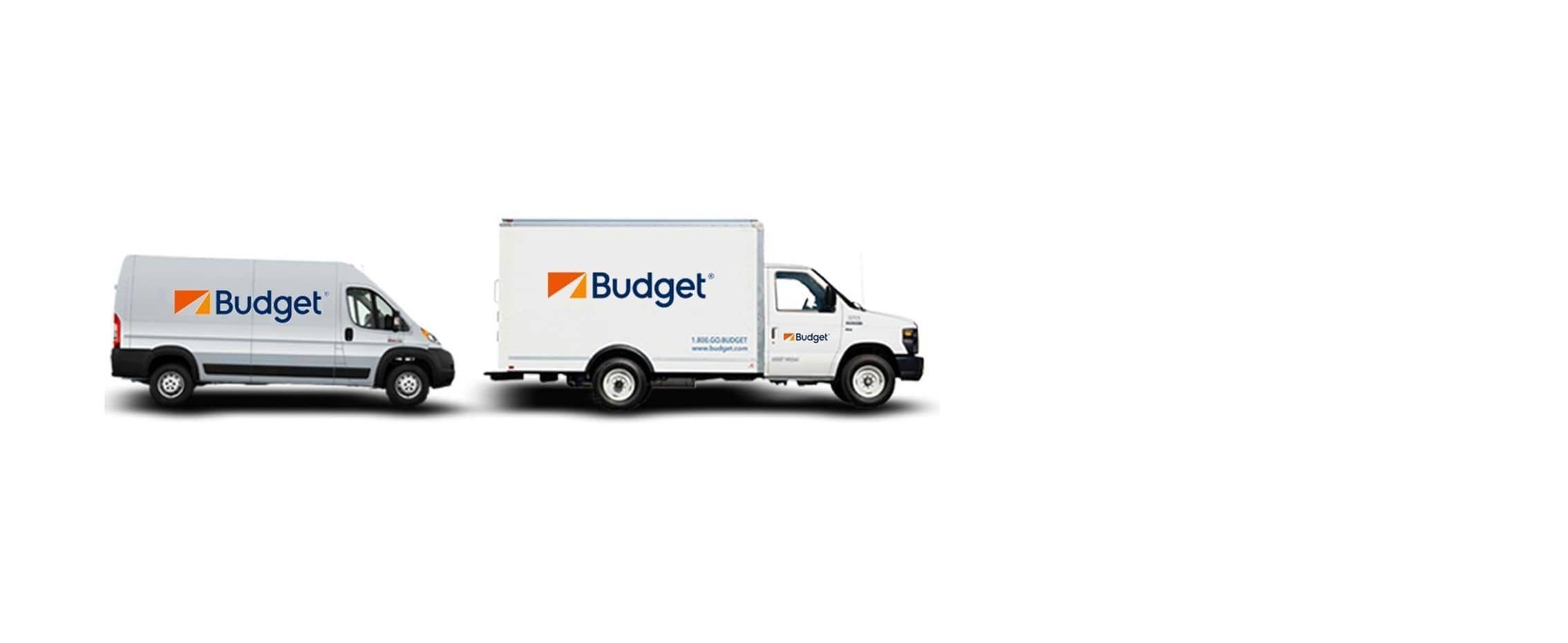 budget van rental prices