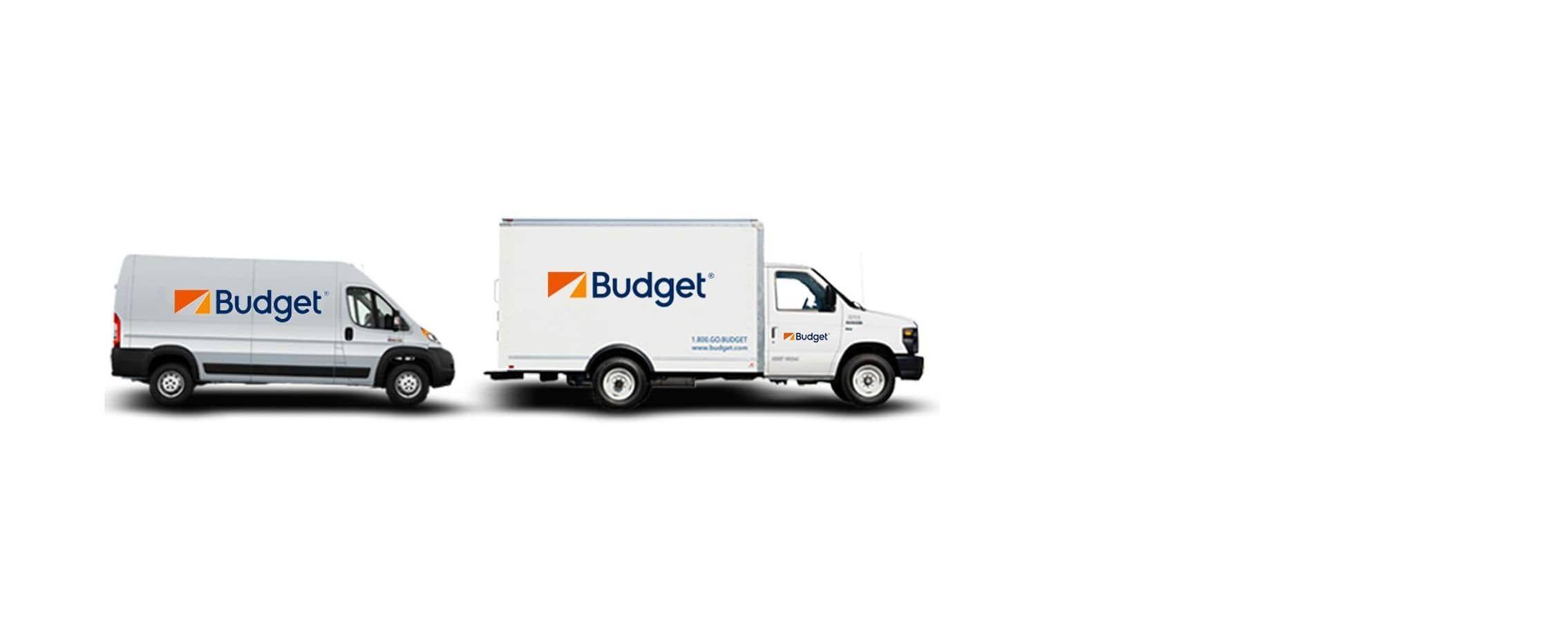 budget cube van rental